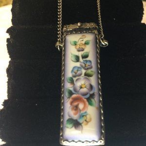 Pill/Prayer Box Necklace Opens at the top